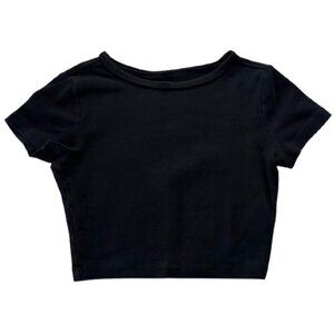 🖤 Wild Fable Black Cropped Baby Tee 🖤